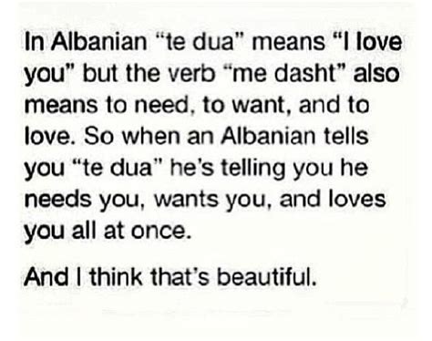 org). . Albanian words for love